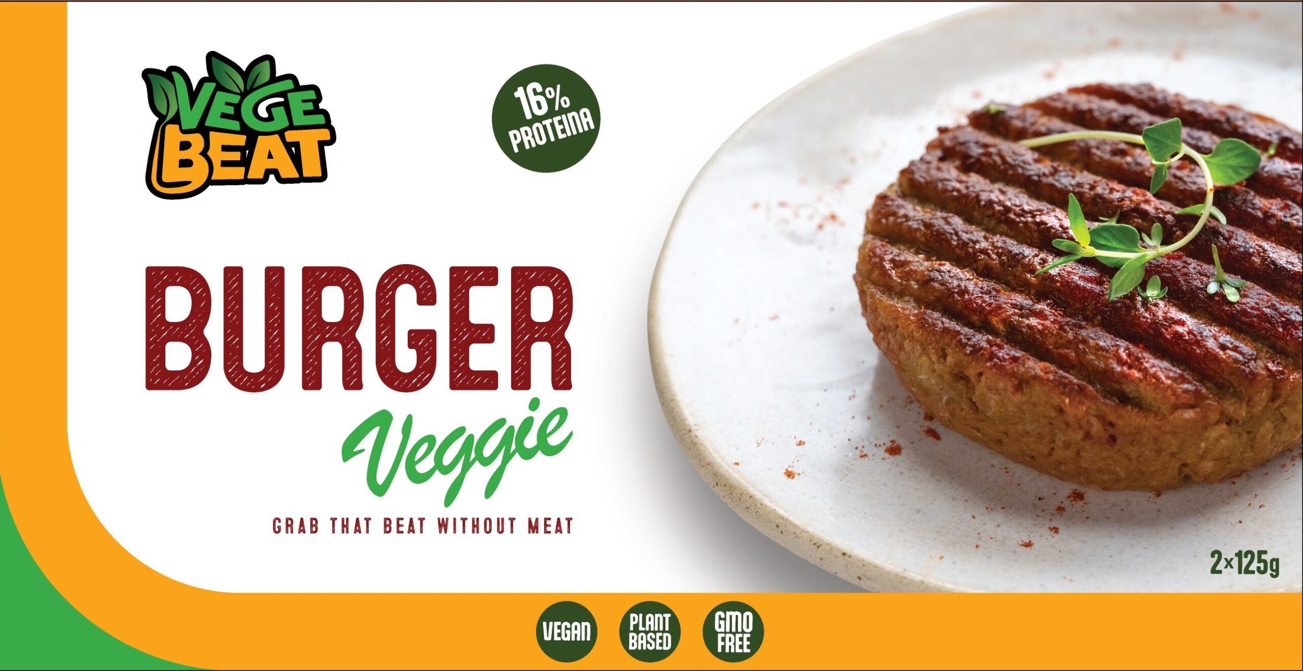 Vege beat burger 2 x 125 g