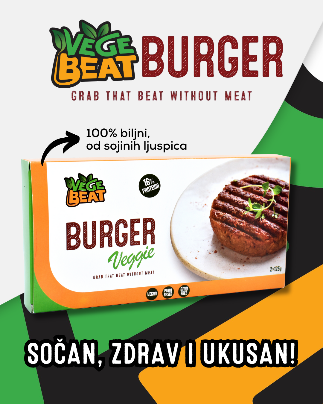 Vege beat burger 2 x 125 g - Image 3